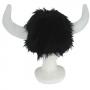 Black Furry Viking Hat