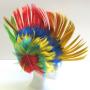 Rainbow Mohawk Wig- Each In A Poly