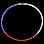 Glo Necklace- Tri-Color Red/White/Blue