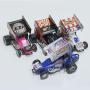 Die Cast Sprint Car- 5 Inch- 4 Officially-Licensed Designs- 8 Pc Dsp Box