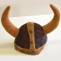 Viking Hat- Brown Leatherette