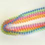 Pastel Pearlized Irridescent Bead- 33 Inch- 6 Asst Colors Per Card
