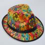 Peace and Smile Fedora- w/Black Band