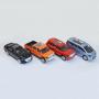 Assorted Licensed Toyota® Vehicles- 4.5 Inch- Asst Colors- 1 Doz Display Box