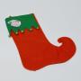 Elf Christmas Stocking w/Bells