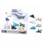 Die Cast Fighter Planes- Pull Back- 4 Inch- 6 Piece Display Box- 180 Per Carton