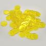 Yellow Plastic Chips- 100 Count Bag