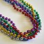 Round 7mm Rainbow  Assorted Colors 33 Inch Beads