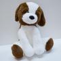 Giant Plush Puppy Dog- 25 inch- Brown and White