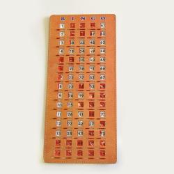 Bingo Masterboard Slide Card - 75 Number