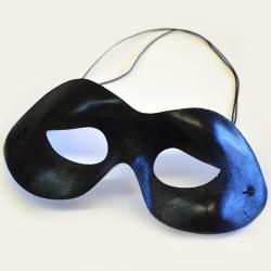 Half Mask- Black- Shiny Material