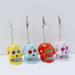 Bingo Ticket Holder- Skulls 4 Assorted Colors