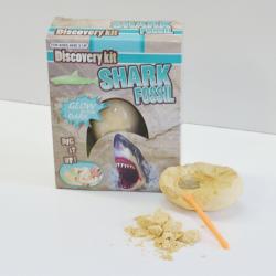 Glow In The Dark Shark Fossil Dig- 1 Doz Dsp