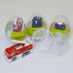 Die Cast Fire Rescue Vehicles in Egg- 3 Inch- 1 Doz Display Box