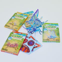 3D Puzzle Insects- Pull Back Action- 24 Piece Average