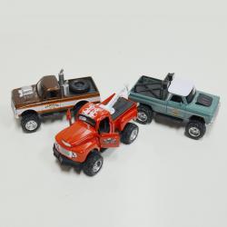 Die Cast Pull-Back Pickup Assortment- Tow Truck, Farm Truck and Off-Road w/Lights And Sound