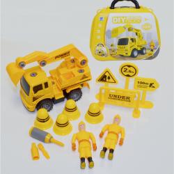 DIY Assembly Construction Set in Carrying Case- 35 Piece Set