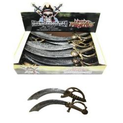 Pirate Sword- Antiqued Plastic- 18.5 Inches Long- 18 Piece Dsp Box