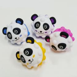 Panda Popping Eyes Ball- Asst Colors- 1 Doz Dsp- 63mm