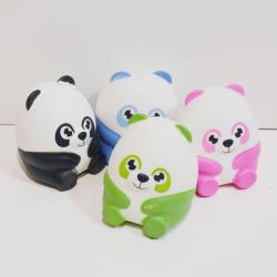 Soft Squishy Panda Ball- 3.5 Inches Tall- 12 Piece Dsp Box