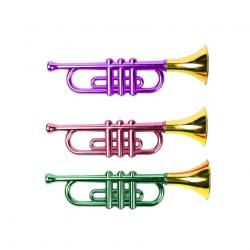 Carnival Horn / Trumpet- Mardi Gras Colors Assortment- 13 Inch