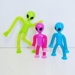 Telescopic Alien w/Bendable Arms and Legs- 24 Pc Dsp Box