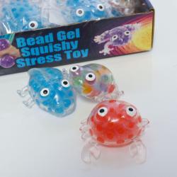 Squish Bead Animals- Frog/Crab/Alligator- 3 Asst- 2 Dozen Dsp Box