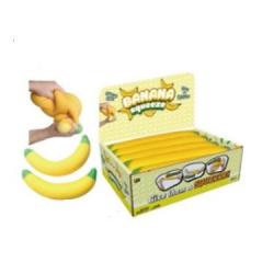 Giant Squishy Banana- 15 Inches Long- 6 Per Display Box