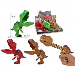 Dino Grabber- New Body Design- 8 Inches Expanding to 10- Asst Designs- 12 Pc Dsp