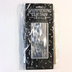 Curtain-Silver Shimmering 8Ftx3Ft