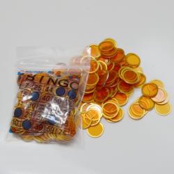 Orange Magnetic Chips- 100 Ct Bag