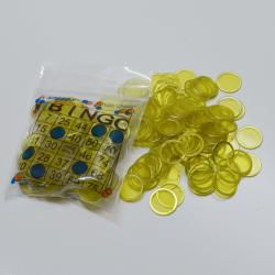Yellow Magnetic Chips- 100 Ct Bag