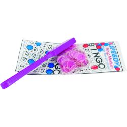 Purple Magnetic Bingo Kit- 1 Wand and 100 Chips
