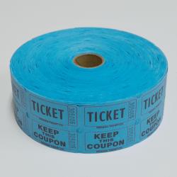 Blue Roll Tickets- Double Coupon 2000 Double Tickets Per Roll