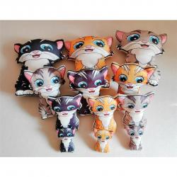 Super Jumbo Plush Kitty Cats- 32 Inch- 3 Asst Colors