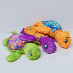Small Plush Polka Dot Turtle- 10 Inch- Asst Colors