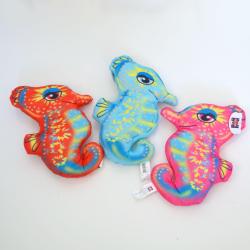 Small Plush Seahorse- 8 Inch- Tye Die Colors