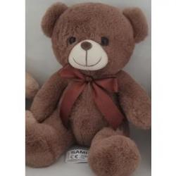 Soft Plush Bear- 12 Inch- Dark Brown