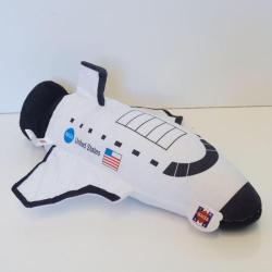 Small Plush Space Shuttle- 10 Inch