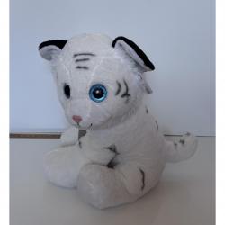 Super Jumbo Plush White Tiger- 25 Inches Tall- Super Soft Material