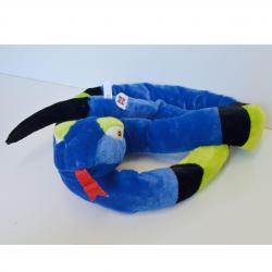 Super Jumbo Plush Snake- 8.5 Foot Long in Neon Colors