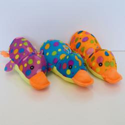 Small Plush Polka Dot Duck- 9 Inch- 3 Assorted