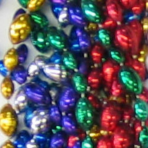 Football Bead- Assorted Colors 33 Inch